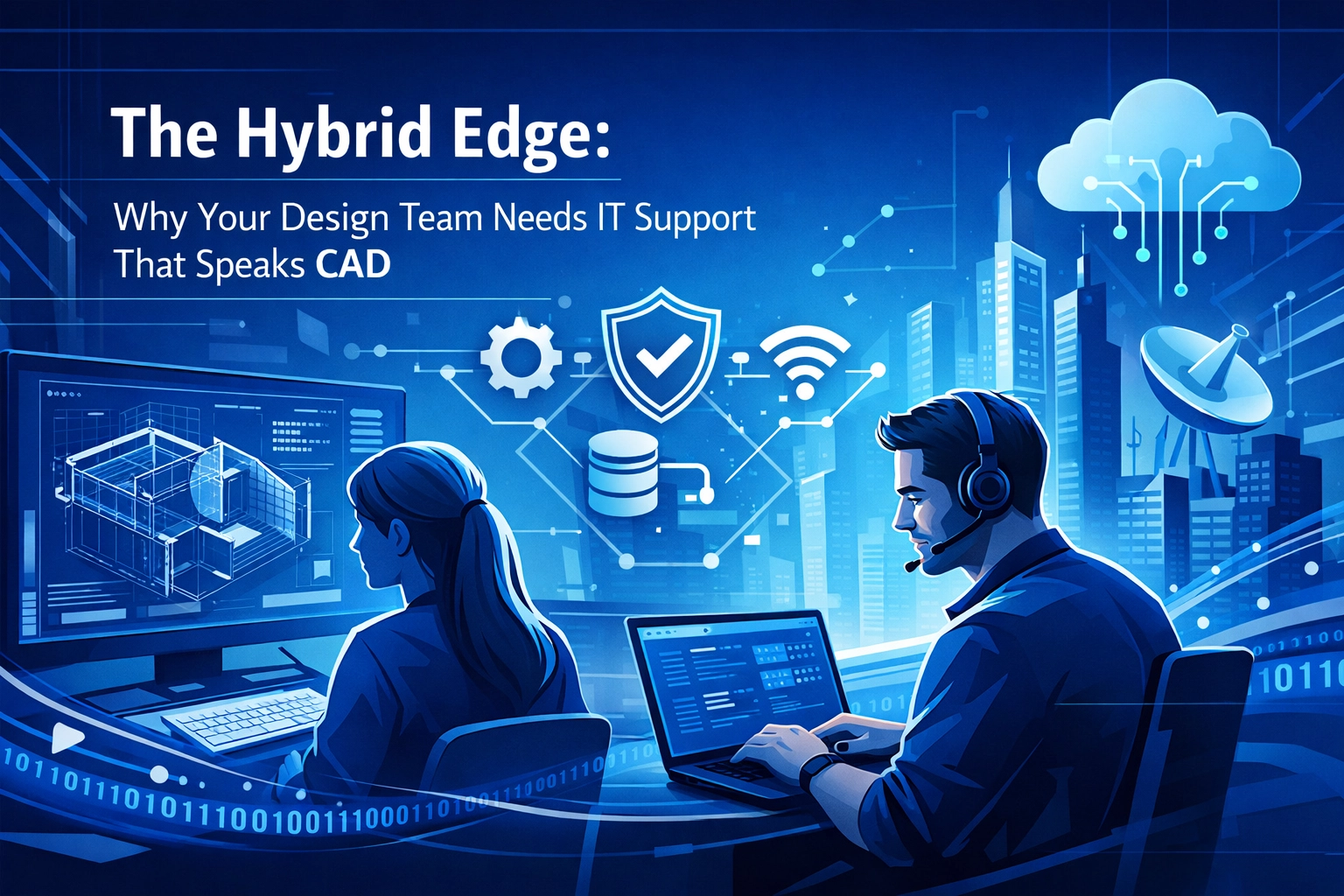 The Hybrid Edge: Why Your Design Team Needs IT Support That Speaks CAD
