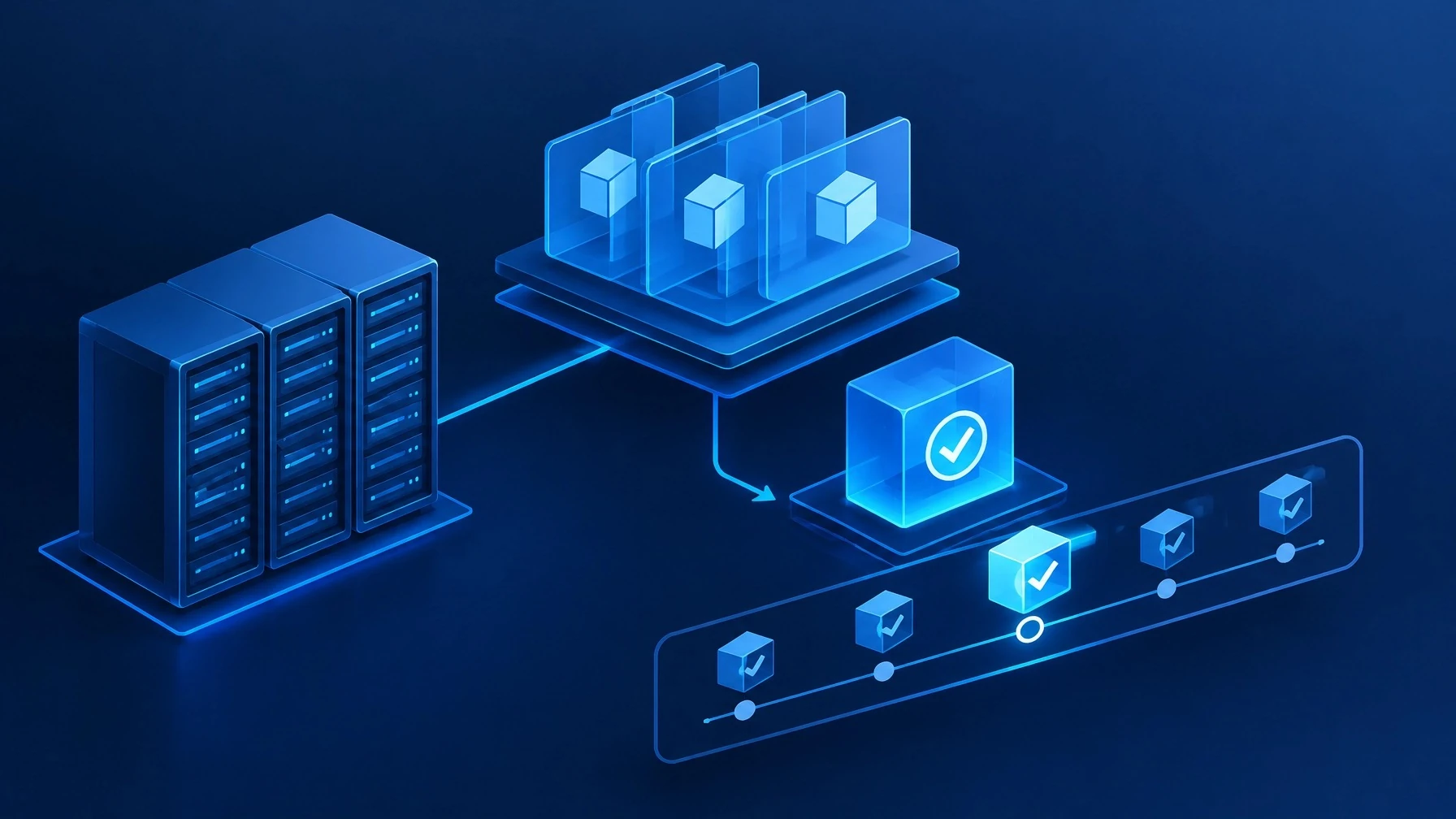 Server recovery points undergoing automated backup verification